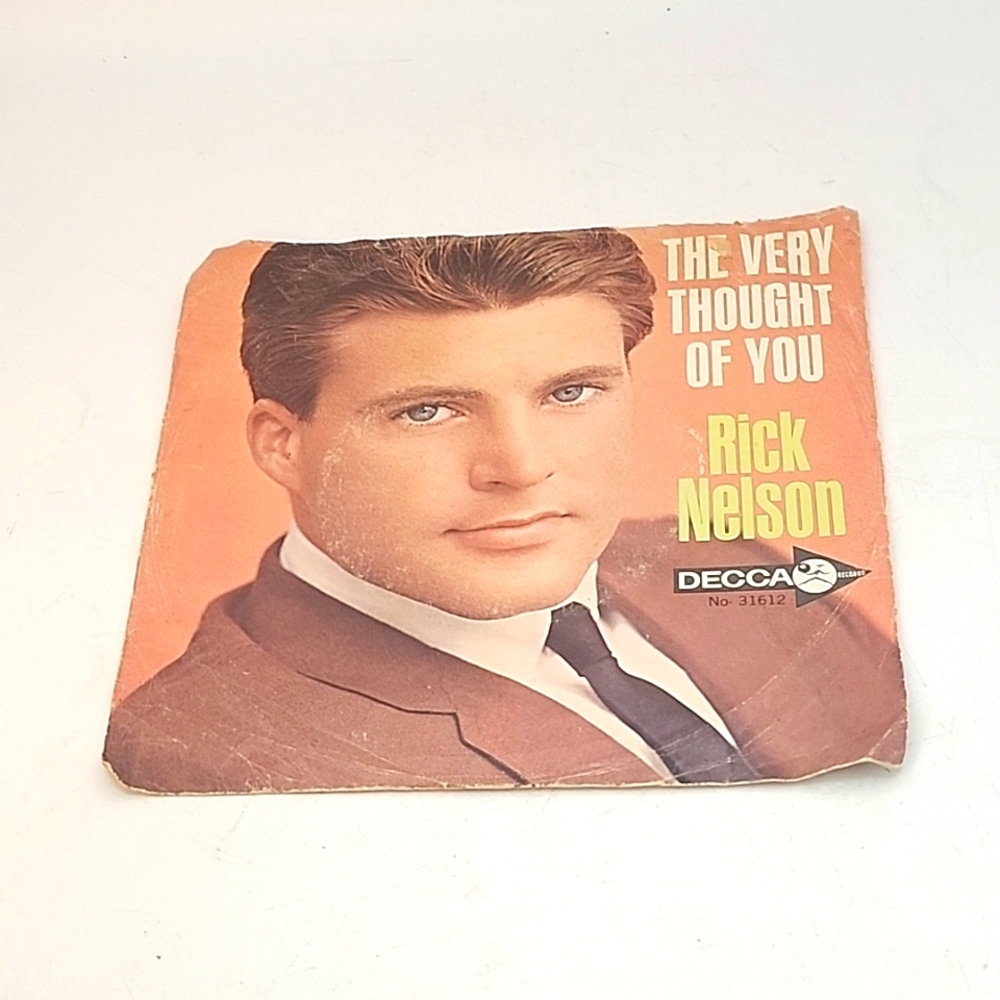 Vintage 1964 Rick Nelson "I Wonder/The Very Thought Of You" 45 7" Vinyl Record